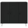 Aparador de madera de ingeniería negro 90x34x80 cm von , Sideboards - Ref: Foro24-828101, Preis: 85,16 €, Rabatt: %