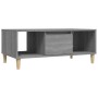 Mesa de centro madera contrachapada gris Sonoma 90x50x36,5 cm de , Mesas de centro - Ref: Foro24-821066, Precio: 71,64 €, Des...