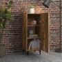 Aparador madera contrachapada roble ahumado 34,5x34x90 cm de , Aparadores - Ref: Foro24-817405, Precio: 60,03 €, Descuento: %