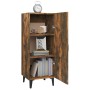 Aparador madera contrachapada roble ahumado 34,5x34x90 cm de , Aparadores - Ref: Foro24-817405, Precio: 60,03 €, Descuento: %