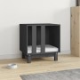 Caseta para perros madera maciza de pino gris 50x40x52 cm von , Hundehütten - Ref: Foro24-822473, Preis: 50,63 €, Rabatt: %