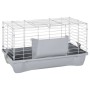 Jaula para hámster polipropileno y metal gris 58x32x31 cm von , Käfige und Lebensräume für Kleintiere - Ref: Foro24-172224, P...