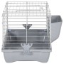 Jaula para hámster polipropileno y metal gris 58x32x31 cm von , Käfige und Lebensräume für Kleintiere - Ref: Foro24-172224, P...