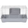 Jaula para hámster polipropileno y metal gris 58x32x31 cm von , Käfige und Lebensräume für Kleintiere - Ref: Foro24-172224, P...