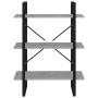 Estantería madera contrachapada gris hormigón 80x30x105 cm by , Bookcases and shelves - Ref: Foro24-806531, Price: 54,99 €, D...