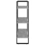 Estantería madera contrachapada gris hormigón 80x30x105 cm by , Bookcases and shelves - Ref: Foro24-806531, Price: 54,99 €, D...