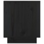 Mesita de noche de madera maciza de pino negro 40x34x40 cm by , Nightstands - Ref: Foro24-813333, Price: 36,11 €, Discount: %