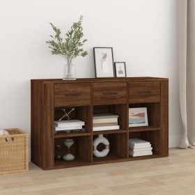 Aparador de madera contrachapada marrón roble 100x30x59,5 cm von , Sideboards - Ref: Foro24-821011, Preis: 101,52 €, Rabatt: %