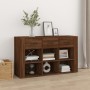 Aparador de madera contrachapada marrón roble 100x30x59,5 cm von , Sideboards - Ref: Foro24-821011, Preis: 101,52 €, Rabatt: %