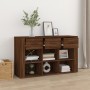 Aparador de madera contrachapada marrón roble 100x30x59,5 cm von , Sideboards - Ref: Foro24-821011, Preis: 101,52 €, Rabatt: %