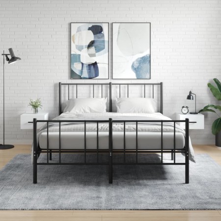 Mesitas de noche de pared 2 uds blanco 35x35x20 cm von , Schließfächer und Lagerschränke - Ref: Foro24-829837, Preis: 45,81 €...