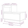 Mesita de noche madera maciza de pino marrón miel 60x34x51 cm von , Nachttische - Ref: Foro24-814380, Preis: 57,72 €, Rabatt: %