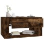 Mesa de centro madera contrachapada roble ahumado 80x50x40 cm by , Coffee table - Ref: Foro24-816533, Price: 90,34 €, Discoun...