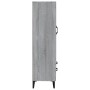 Aparador alto de madera contrachapada gris Sonoma 70x31x115 cm de , Aparadores - Ref: Foro24-817487, Precio: 127,96 €, Descue...