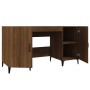 Escritorio de madera contrachapada roble marrón 140x50x75 cm von , Schreibtische - Ref: Foro24-817554, Preis: 121,65 €, Rabat...