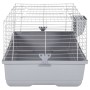 Jaula de animales pequeños polipropileno metal gris 100x53x46cm von , Käfige und Lebensräume für Kleintiere - Ref: Foro24-172...