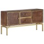Aparador de madera maciza de mango 120x29x60 cm by , Sideboards - Ref: Foro24-287759, Price: 270,82 €, Discount: %