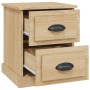 Mesita de noche madera contrachapada roble Sonoma 39x39x47,5 cm de , Mesitas de noche - Ref: Foro24-816150, Precio: 46,10 €, ...