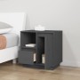Mesitas de noche 2 uds madera maciza pino gris 50x34x50 cm by , Nightstands - Ref: Foro24-814484, Price: 90,23 €, Discount: %