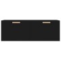 Armario de pared madera contrachapada negro 100x36,5x35 cm von , Schließfächer und Lagerschränke - Ref: Foro24-812943, Preis:...