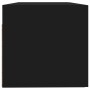 Armario de pared madera contrachapada negro 100x36,5x35 cm von , Schließfächer und Lagerschränke - Ref: Foro24-812943, Preis:...