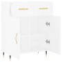Aparador de madera de ingeniería blanco 69,5x34x90 cm von , Sideboards - Ref: Foro24-827956, Preis: 88,33 €, Rabatt: %