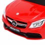 Coche para niños Mercedes Benz C63 rojo by , Pedal or push vehicles - Ref: Foro24-80321, Price: 73,52 €, Discount: %