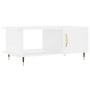 Mesa de centro madera contrachapada blanco 90x50x40 cm de , Mesas de centro - Ref: Foro24-829468, Precio: 49,25 €, Descuento: %
