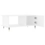 Mesa de centro madera contrachapada blanco 90x50x40 cm de , Mesas de centro - Ref: Foro24-829468, Precio: 49,25 €, Descuento: %