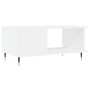 Mesa de centro madera contrachapada blanco 90x50x40 cm de , Mesas de centro - Ref: Foro24-829468, Precio: 49,25 €, Descuento: %