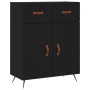 Aparador de madera de ingeniería negro 69,5x34x90 cm von , Sideboards - Ref: Foro24-827949, Preis: 90,44 €, Rabatt: %