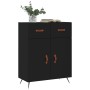 Aparador de madera de ingeniería negro 69,5x34x90 cm von , Sideboards - Ref: Foro24-827949, Preis: 90,44 €, Rabatt: %
