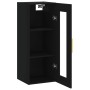 Armario de pared negro 34,5x34x90 cm by , Sideboards - Ref: Foro24-828901, Price: 55,66 €, Discount: %