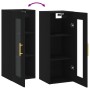 Armario de pared negro 34,5x34x90 cm by , Sideboards - Ref: Foro24-828901, Price: 55,66 €, Discount: %