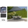 ProGarden Toldo de tela cuadrado gris oscuro 3x3 m by , Umbrellas - Ref: Foro24-436323, Price: 29,40 €, Discount: %