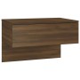 Mesita de noche de pared marrón roble by , Nightstands - Ref: Foro24-816944, Price: 39,42 €, Discount: %