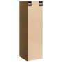 Armario de pared madera maciza de pino marrón miel 30x30x100 cm