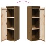 Armario de pared madera maciza de pino marrón miel 30x30x100 cm von , Regale und Regale - Ref: Foro24-813511, Preis: 62,13 €,...