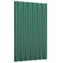 Paneles de tejado 36 unidades acero recubierto verde 60x36 cm de , Tejas y baldosas para techo - Ref: Foro24-319128, Precio: ...