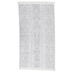 Alfombra de algodón gris claro 120x180 cm by , Rugs - Ref: Foro24-340084, Price: 32,48 €, Discount: %