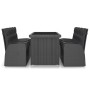 Set comedor de jardín 9 piezas y cojines ratán sintético negro by vidaXL, Garden sets - Ref: Foro24-3059343, Price: 1,00 €, D...