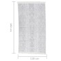 Alfombra de algodón gris claro 120x180 cm von , Teppiche - Ref: Foro24-340084, Preis: 32,48 €, Rabatt: %