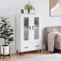 Aparador alto madera de ingeniería blanco 69,5x31x115 cm von , Sideboards - Ref: Foro24-828316, Preis: 90,74 €, Rabatt: %