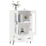 Aparador alto madera de ingeniería blanco 69,5x31x115 cm von , Sideboards - Ref: Foro24-828316, Preis: 90,74 €, Rabatt: %
