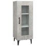 Aparador de madera contrachapada gris hormigón 34,5x34x90 cm by , Sideboards - Ref: Foro24-812406, Price: 63,98 €, Discount: %