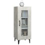 Aparador de madera contrachapada gris hormigón 34,5x34x90 cm by , Sideboards - Ref: Foro24-812406, Price: 63,98 €, Discount: %