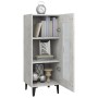 Aparador de madera contrachapada gris hormigón 34,5x34x90 cm by , Sideboards - Ref: Foro24-812406, Price: 63,98 €, Discount: %