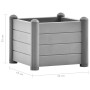 Arriate de jardín PP gris piedra 43x43x35 cm by , Pots and planters - Ref: Foro24-317579, Price: 70,65 €, Discount: %