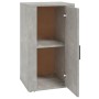 Aparador de madera contrachapada gris hormigón 40x33x70 cm by , Sideboards - Ref: Foro24-819416, Price: 54,79 €, Discount: %