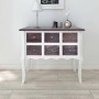Mueble consola con 6 cajones madera marrón y blanco de , Aparadores - Ref: Foro24-240402, Precio: 197,17 €